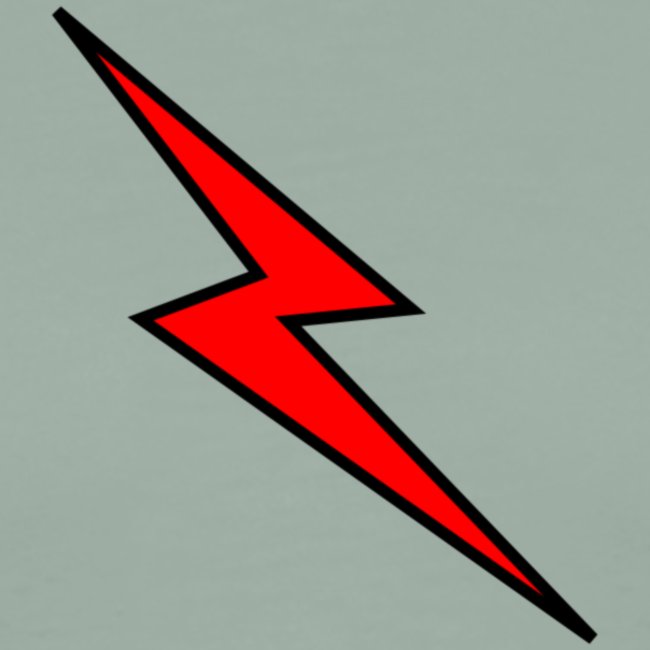 Clean Lightning Bolt Apparel
