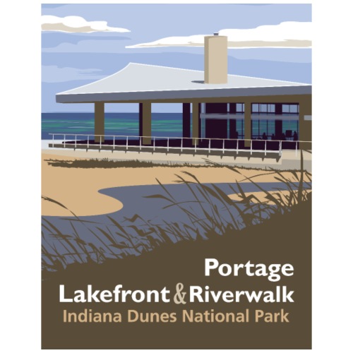 Portage Lakefront | Indiana Dunes National Park - Men's Premium T-Shirt