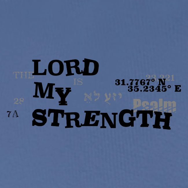 Psalm 28:7 - The Lord is My strength Eng/Hebrew