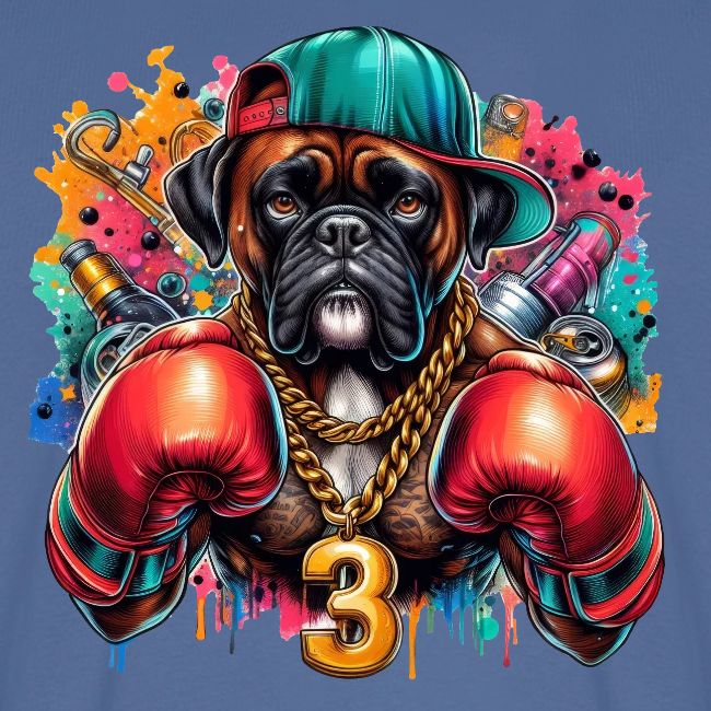 Boxer Dog Art