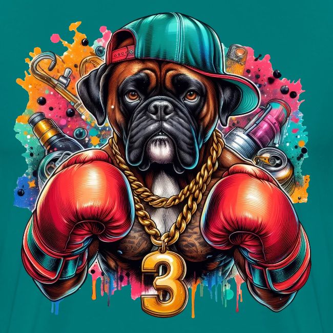 Boxer Dog Art