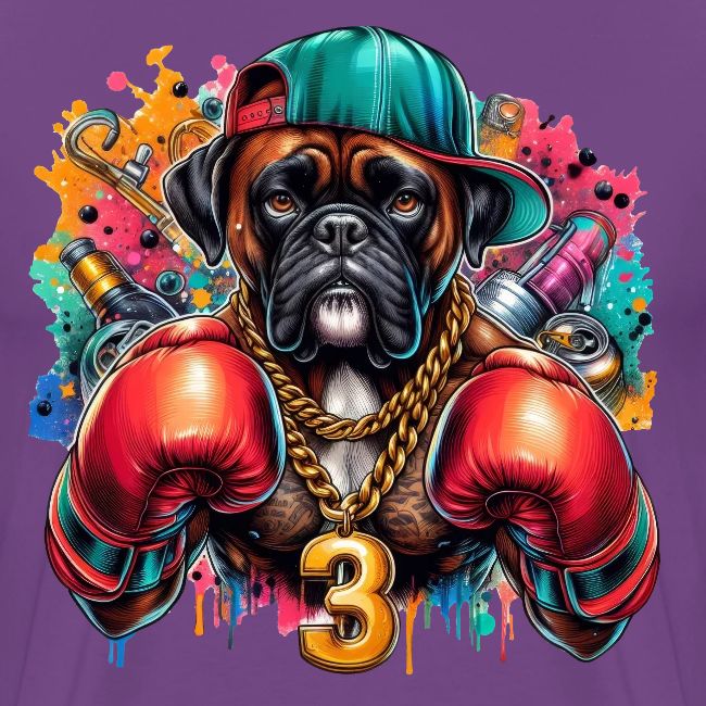 Boxer Dog Art