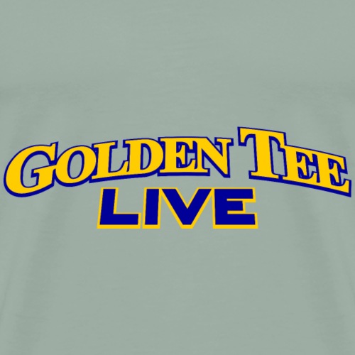 Golden Tee LIVE logo (2005-2008) - Men's Premium T-Shirt