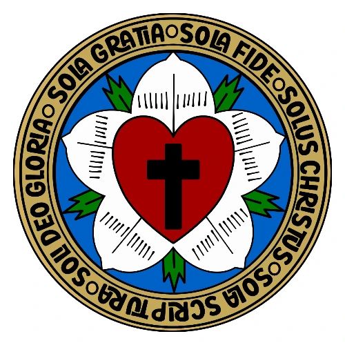 Luther Rose Five Solas Shirt–Christian Reformation - Men's Premium T-Shirt