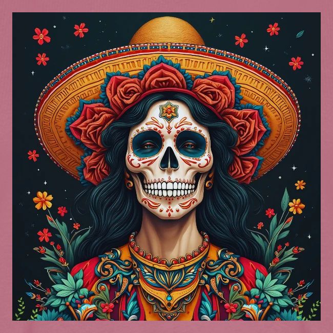 Charra Skull Art | Traditional Mexican Design