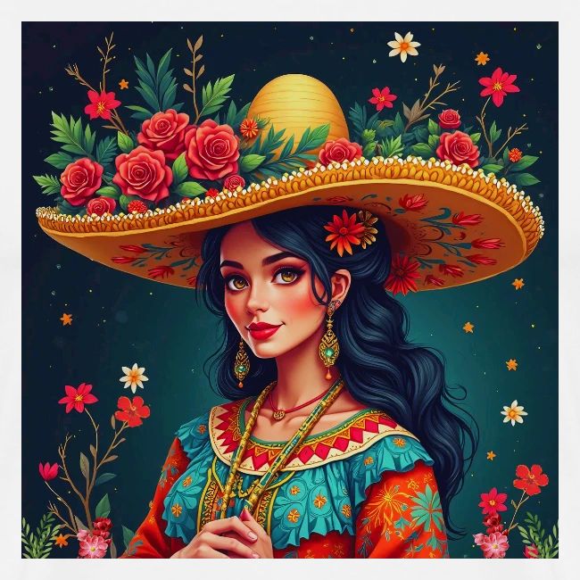 Mexican Design, Regional Mexican Charro Woman