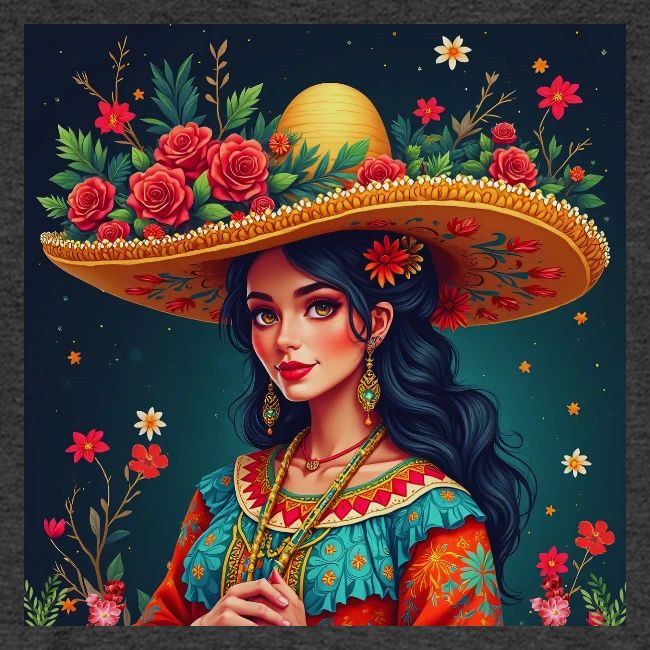Mexican Design, Regional Mexican Charro Woman