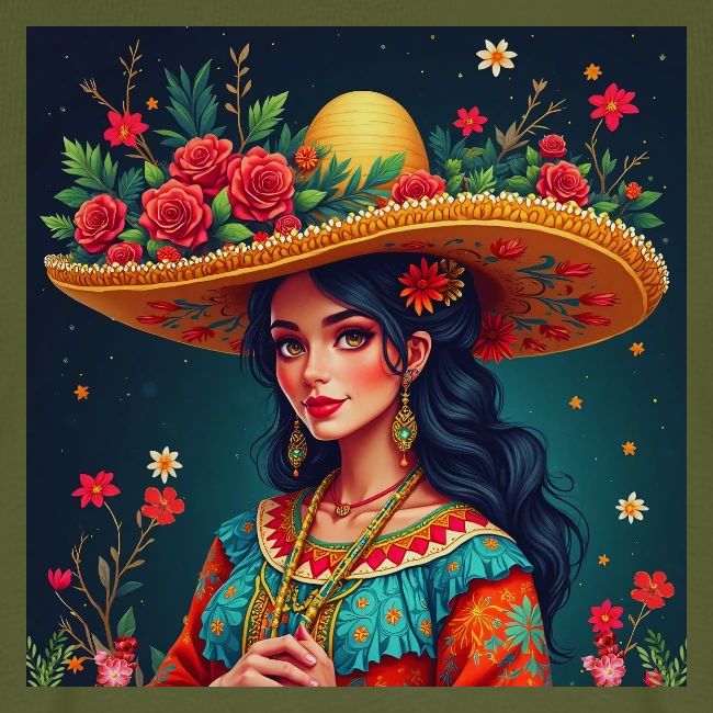 Mexican Design, Regional Mexican Charro Woman