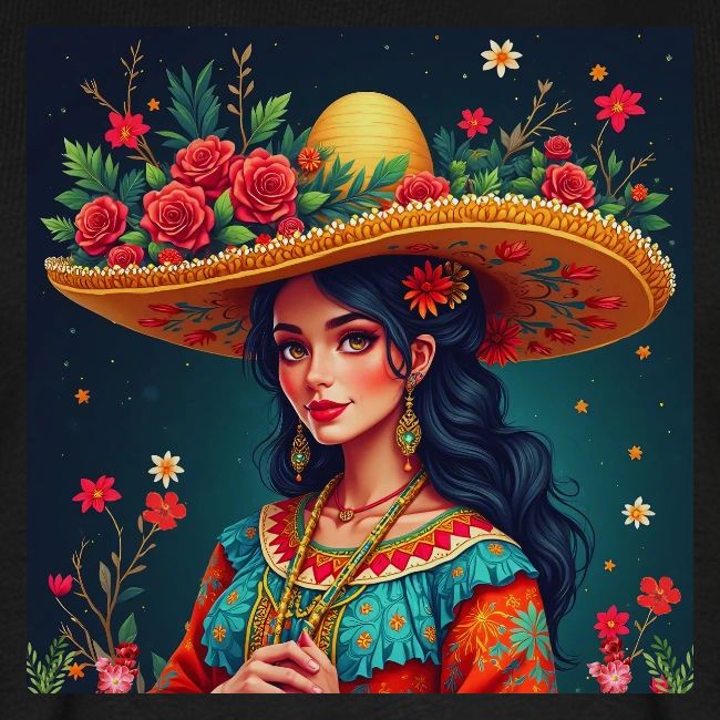 Mexican Design, Regional Mexican Charro Woman