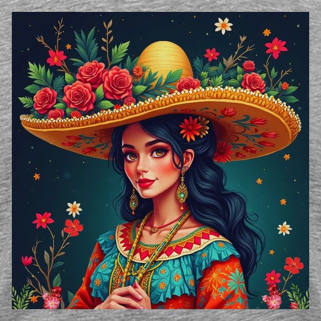 Mexican Design, Regional Mexican Charro Woman