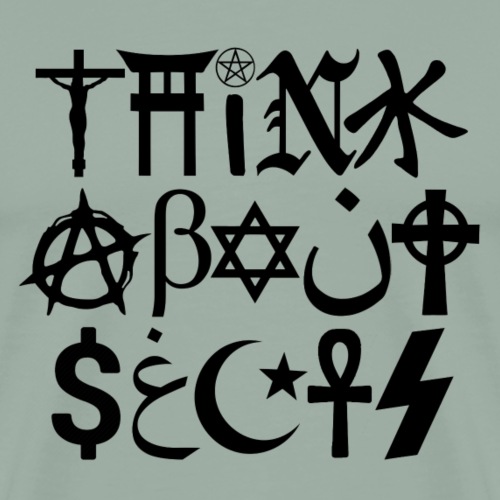 Think About Sects - Men's Premium T-Shirt