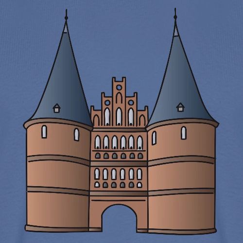 Citygate, Holstentor Lübeck - Men's Premium T-Shirt