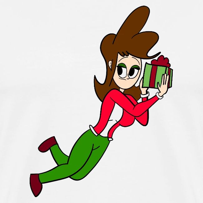 Coll Holding a Present