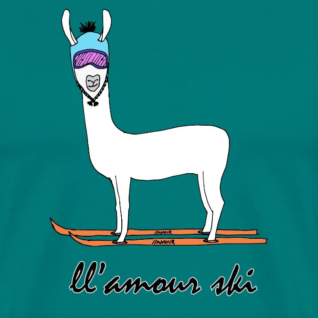 Skiin' llama