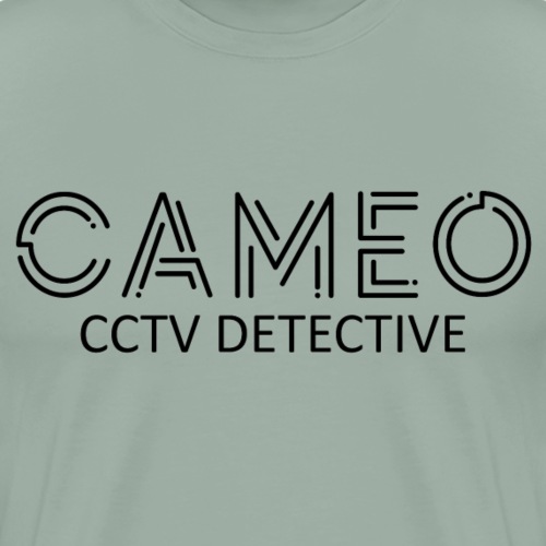 CAMEO CCTV Detective (Black Logo) - Men's Premium T-Shirt