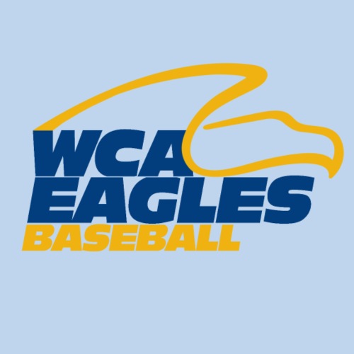 NEW WCA Eagles Baseball Stacked Logo (light items) - Men's Premium T-Shirt