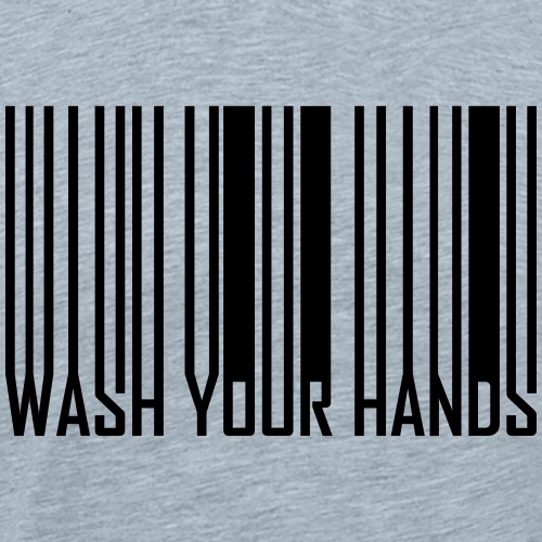 Barcode WASH YOUR HANDS - Men's Premium T-Shirt