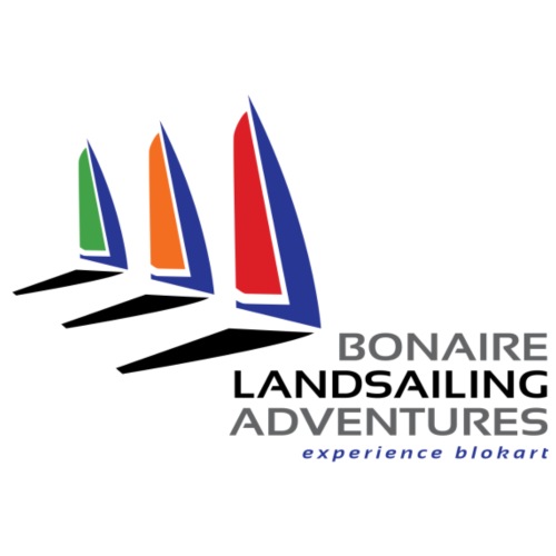 Bonaire Landsailing Adventures logo - Men's Premium T-Shirt