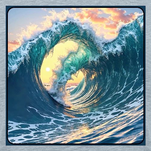 Double Barrel Wave - Men's Premium T-Shirt