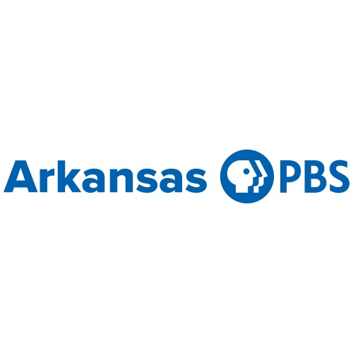 Arkansas PBS blue white