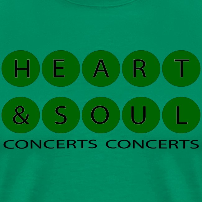 Heart & Soul Concerts Bubble green & black horizon