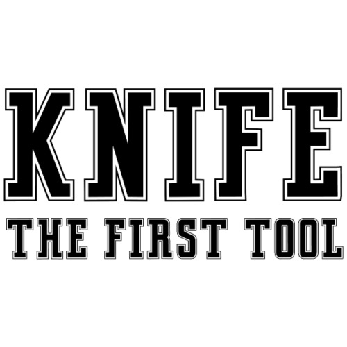 Knife The First Tool - Men's Premium T-Shirt