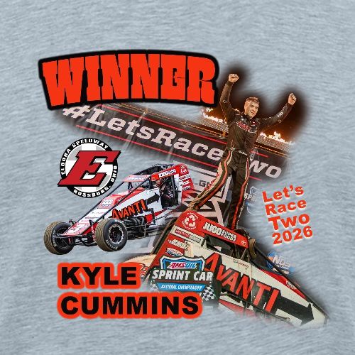 Kyle Cummins #LetsRaceTwo Winner - Men's Premium T-Shirt