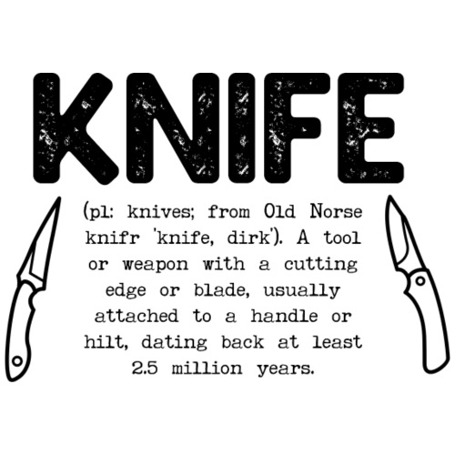 Knife Definition - Men's Premium T-Shirt