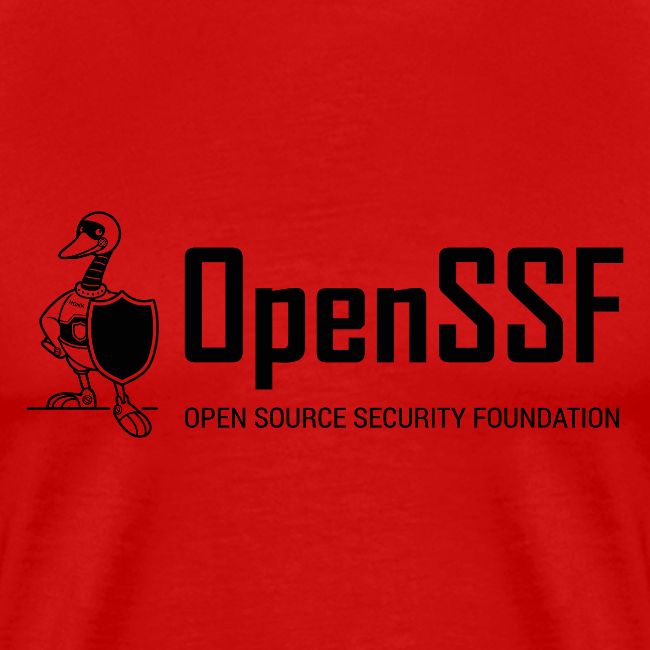 OpenSSF wide black and white logo