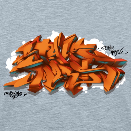 Phame - StyleWars Design for New York Graffiti - Men's Premium T-Shirt