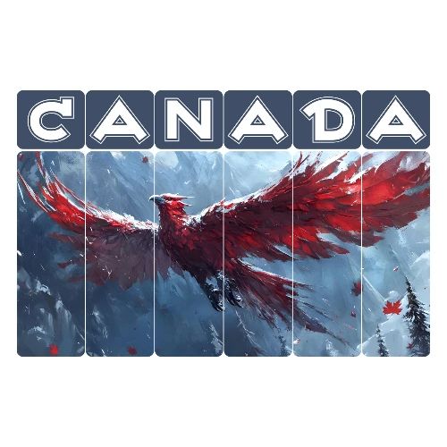 Canada Rising - Men's Premium T-Shirt