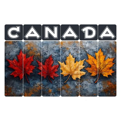 Colorful Canada Style - Men's Premium T-Shirt