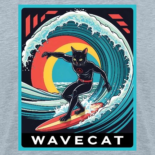 Wavecat Superhero - Men's Premium T-Shirt
