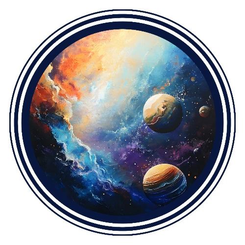 Nebula of Planets - Men's Premium T-Shirt