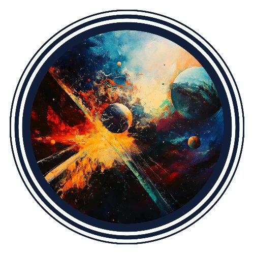 Planets in Turmoil - Men's Premium T-Shirt