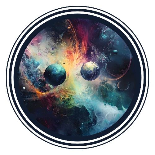 Chaotic Color Planets - Men's Premium T-Shirt