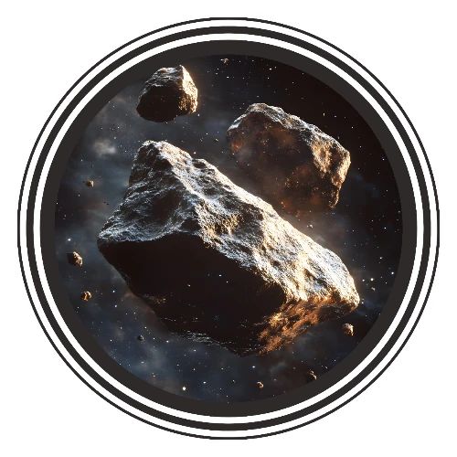 Asteroids Frontier - Men's Premium T-Shirt