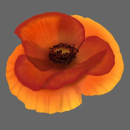 Vivid poppy - Men's Premium T-Shirt