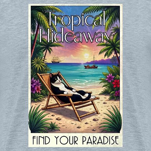 Tropical Hideaway - Men's Premium T-Shirt