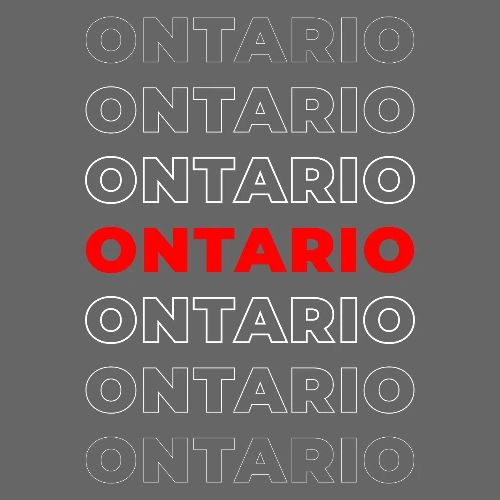 Ontario Outline - Men's Premium T-Shirt