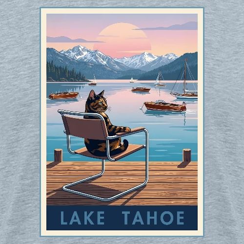 Lake Tahoe Boats - Men's Premium T-Shirt