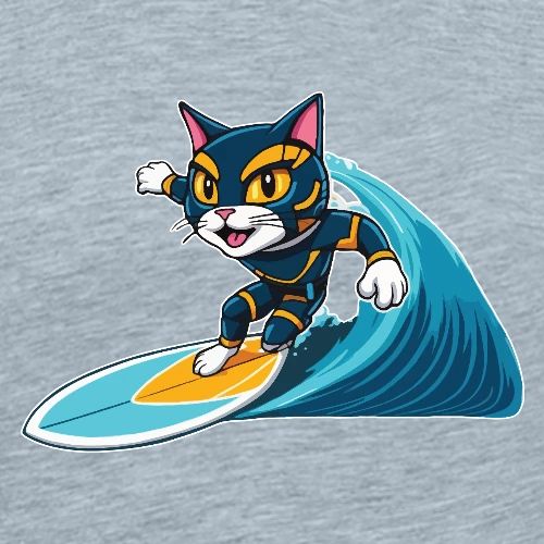 Wavecat Air - Men's Premium T-Shirt