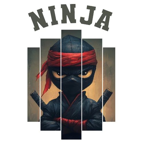 Cartoon Ninja Vibes - Men's Premium T-Shirt