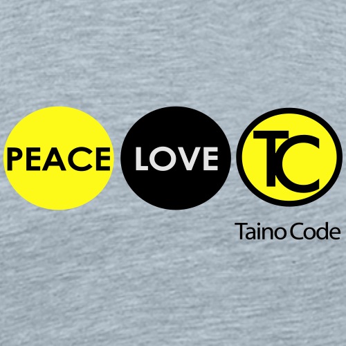 Peace Love TaínoCode - Men's Premium T-Shirt