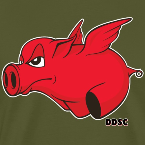 flying flying pig - Men's Premium T-Shirt