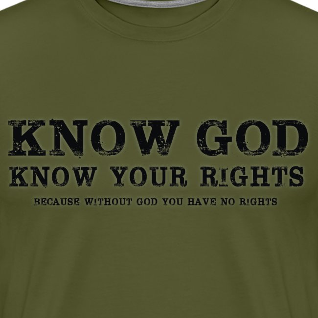 Know God Know Your Rights