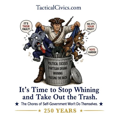 Fav Patriot Taking Out Trash-Printed Front & Back - Men's Premium T-Shirt