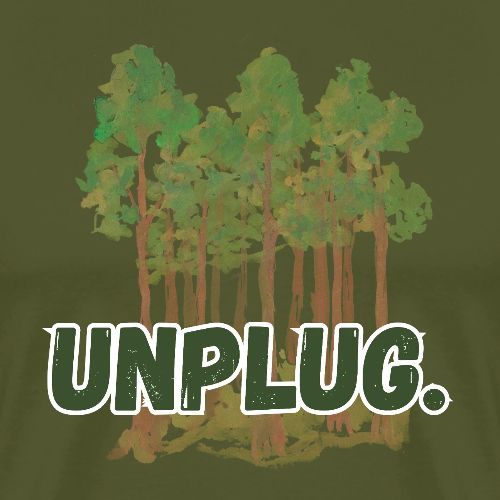 Unplug Series - 4 - Men's Premium T-Shirt