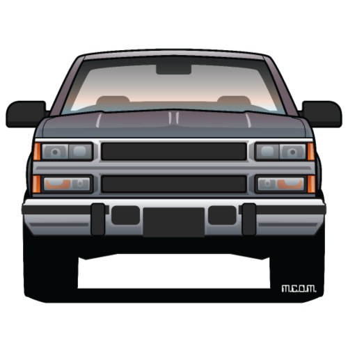 Design Icon: American Bowtie Silver Urban Truck - Men's Premium T-Shirt