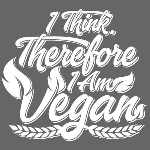 I Think, Therefore I Am Vegan - Men's Premium T-Shirt